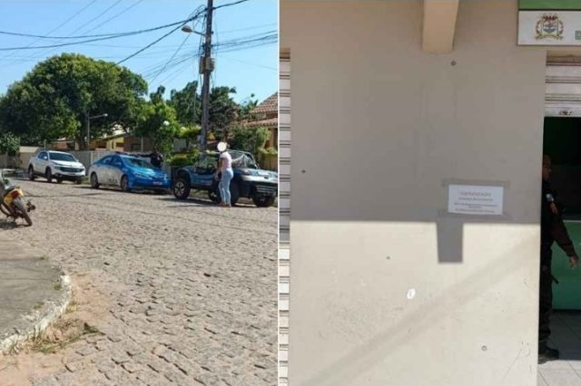 Homem é procurado pela PM depois de ter disparado vários tiros contra agência dos Correios em Guaxindiba em SFI-RJ