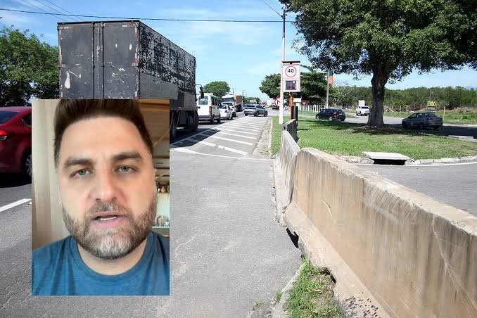 Wladimir Garotinho prefeito de Campos não honra palavra e bloqueios nos acessos ao Shopping Estrada permanecem