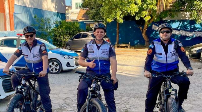 Programa Segurança Presente em Campos reforça patrulhamento com bicicletas elétricas
